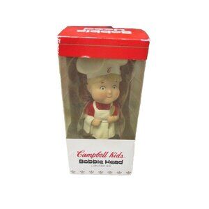 Vintage Campbell White Kids Bobble Head Collectible Doll
